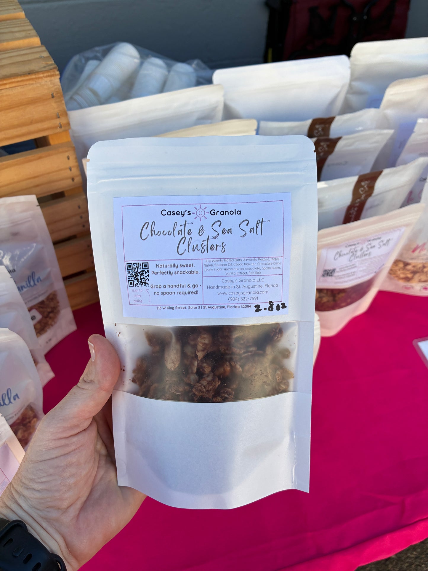 Chocolate & Sea Salt Granola Clusters