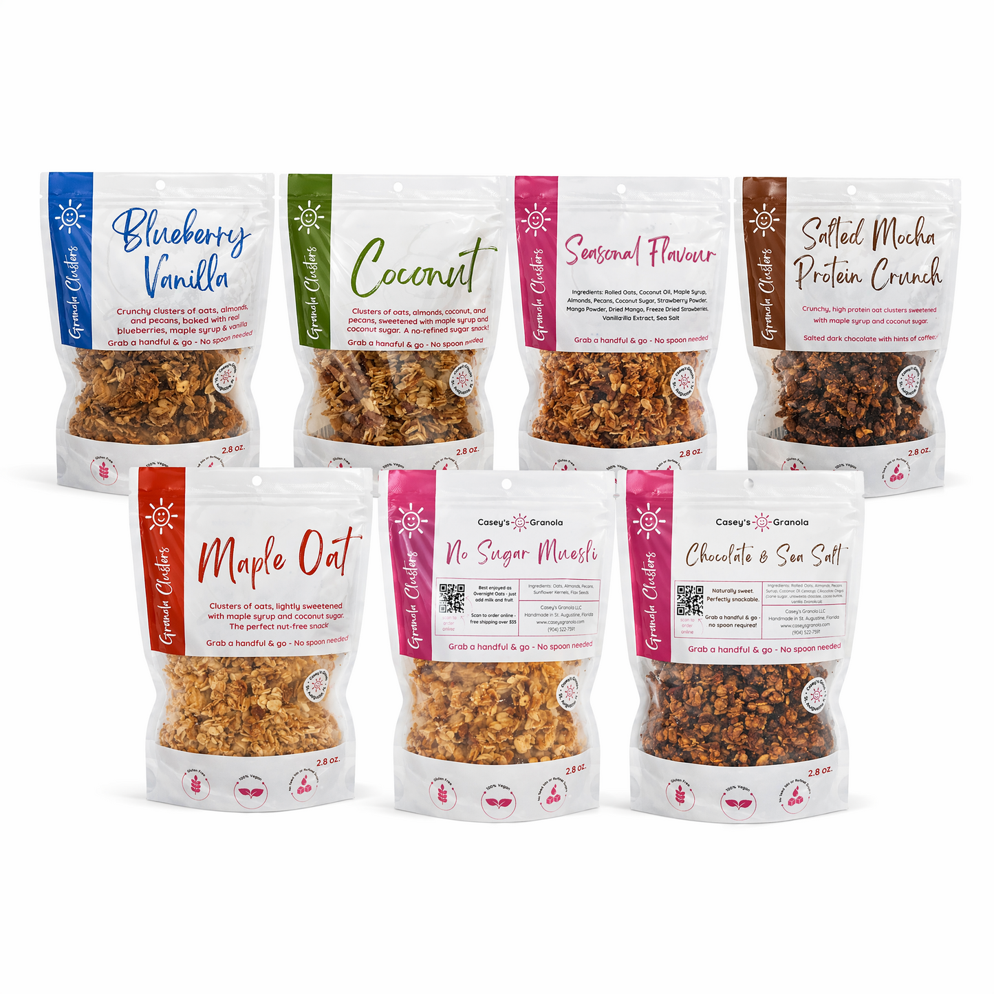 7-Flavor Variety Pack — Gluten-Free Granola Clusters
