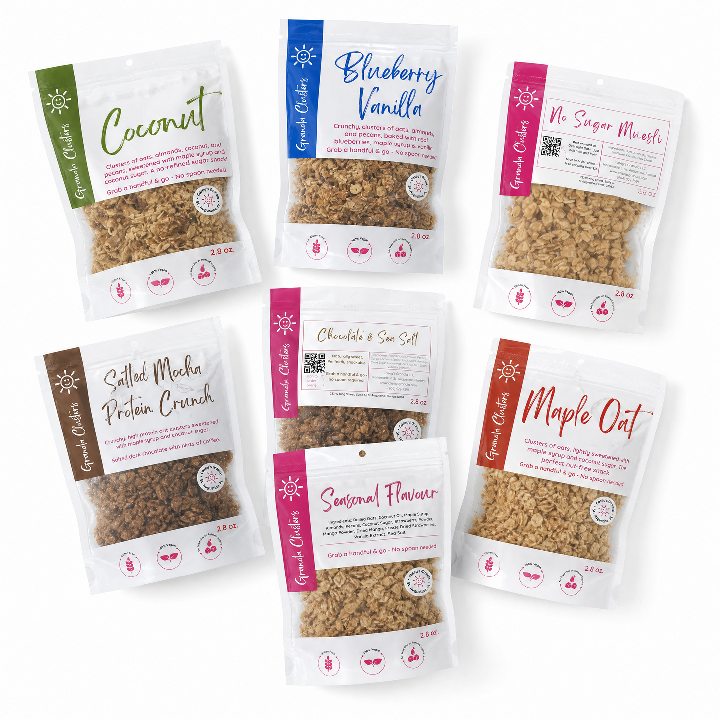 7-Flavor Variety Pack — Gluten-Free Granola Clusters