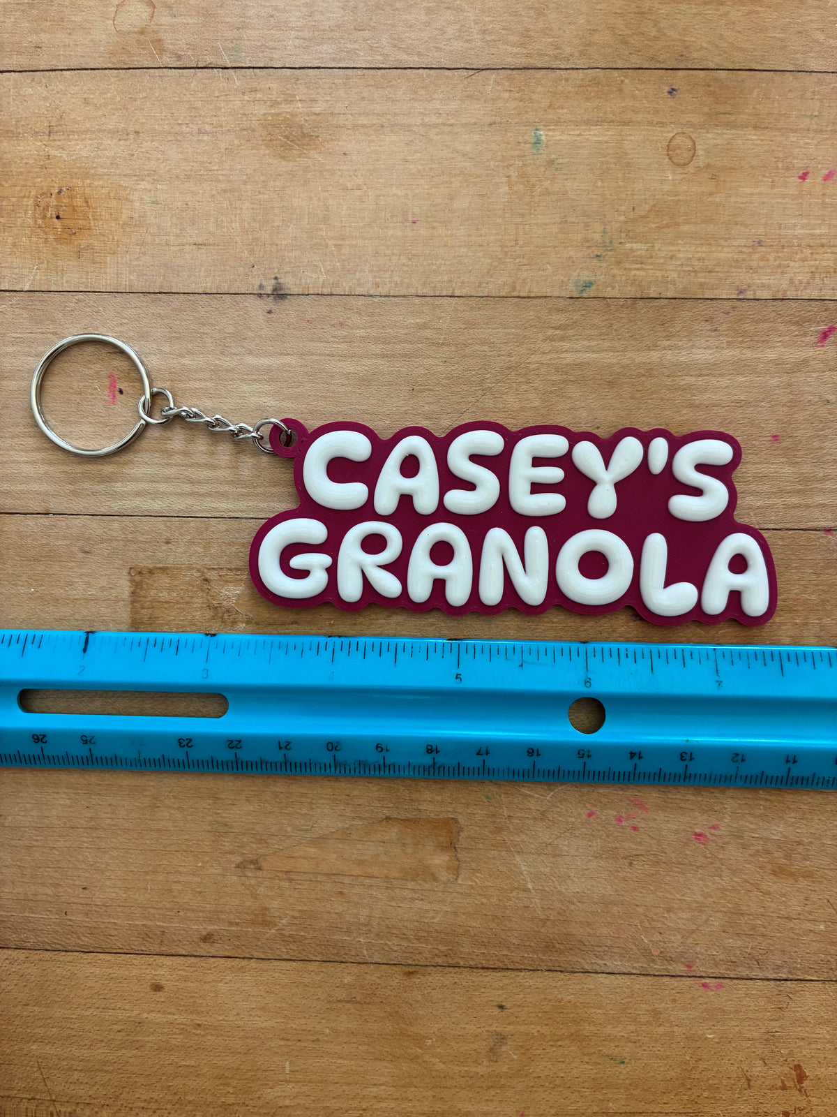 Casey's Granola Keychains