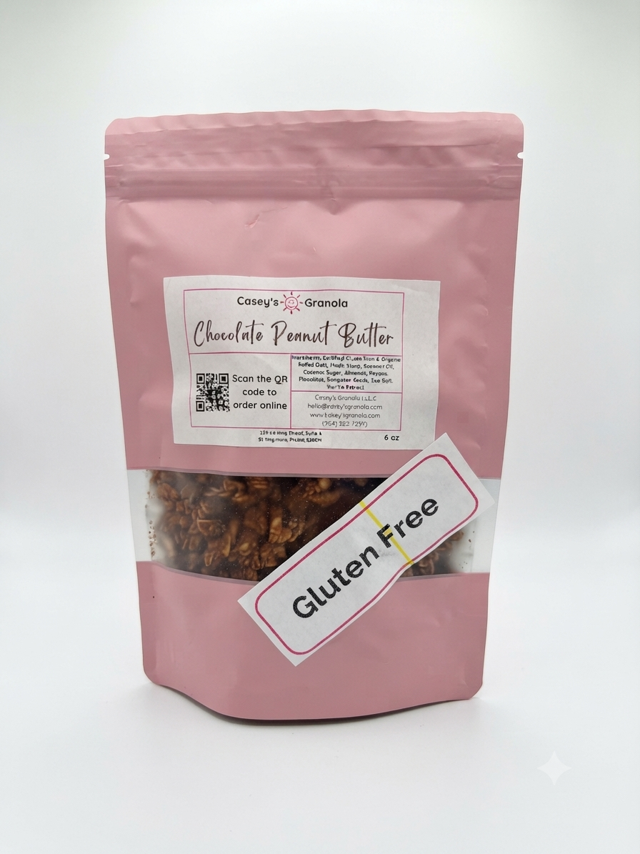*Seasonal Flavor* Chocolate Peanut Butter Granola — No Seed Oils, No Refined Sugar