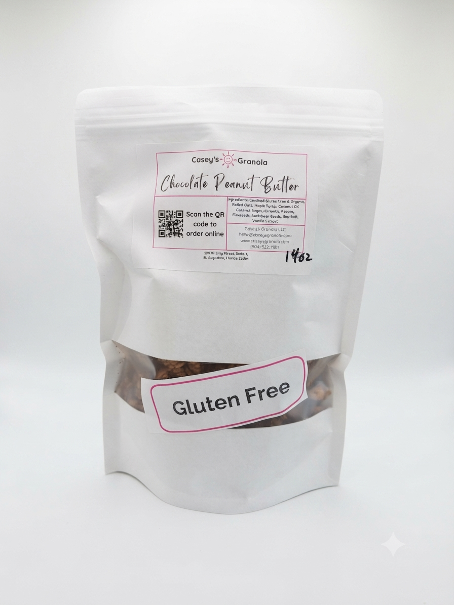 *Seasonal Flavor* Chocolate Peanut Butter Granola — No Seed Oils, No Refined Sugar