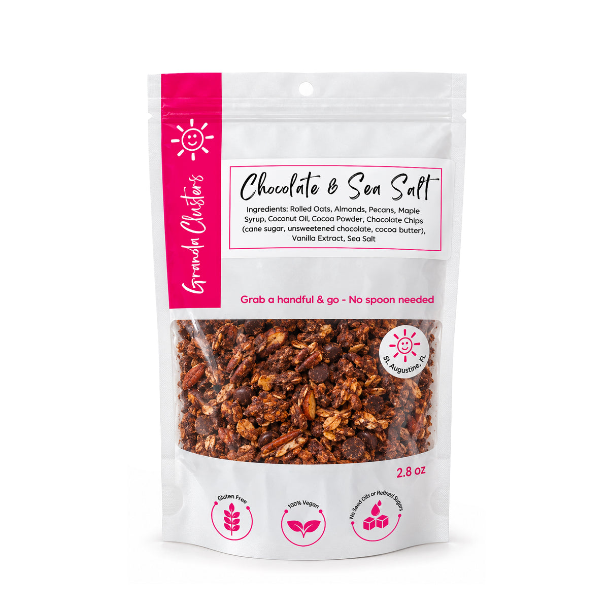Chocolate & Sea Salt Granola Clusters