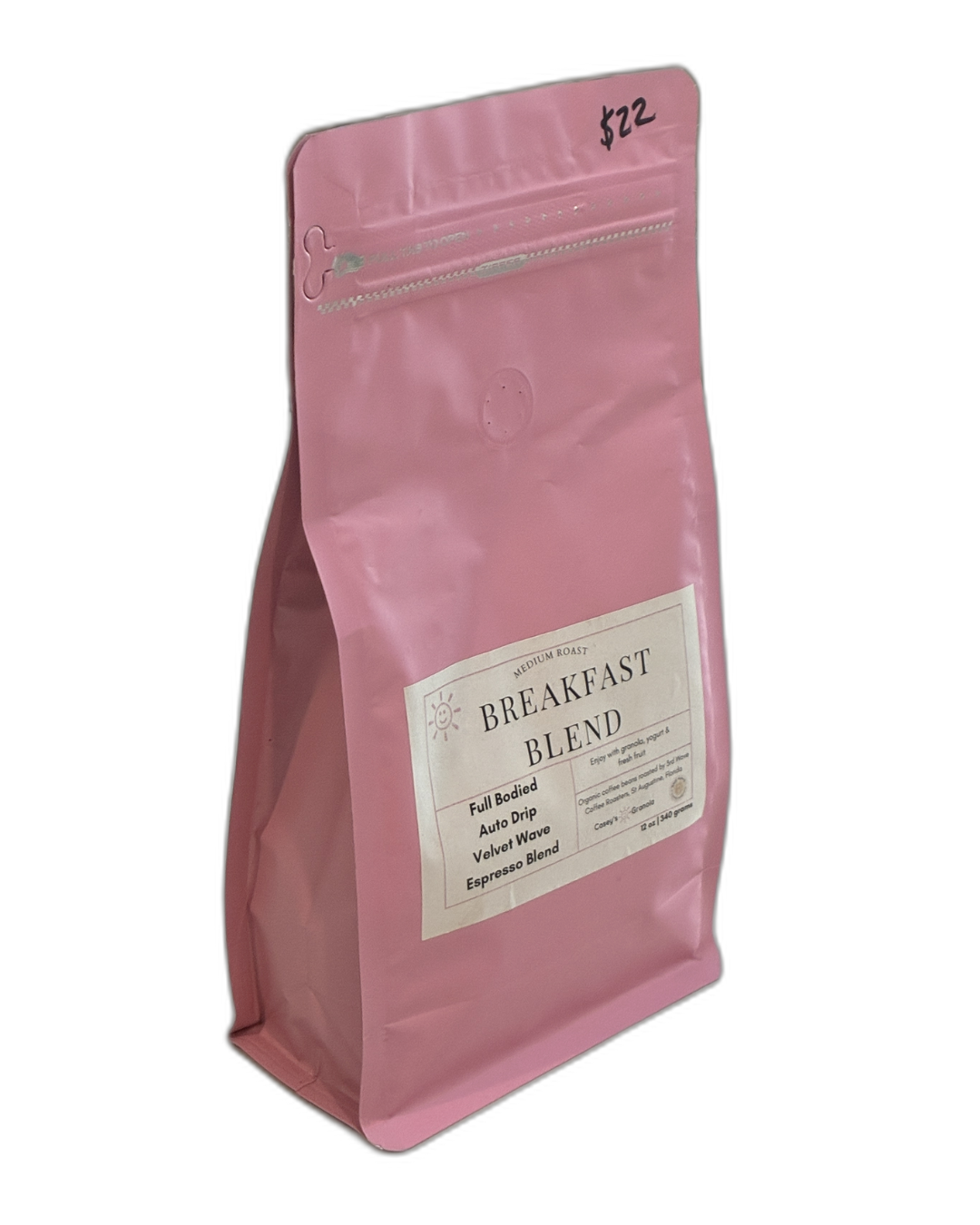 Organic Coffee roasted in St Augustine, Florida