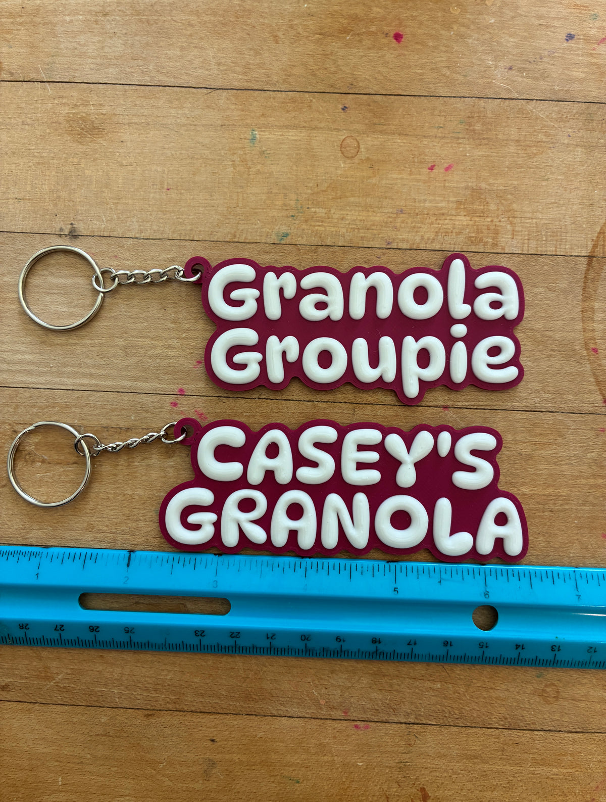 Casey's Granola Keychains