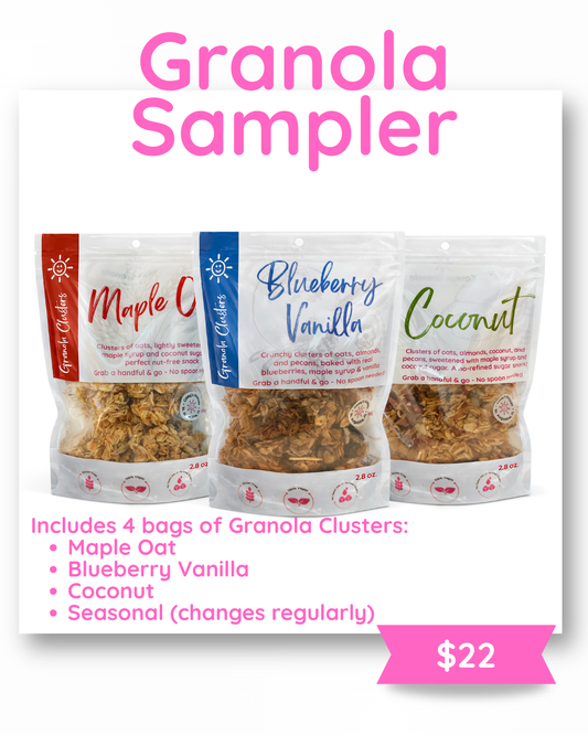 Granola Sampler Gift Box | Gluten-Free & Vegan Clusters